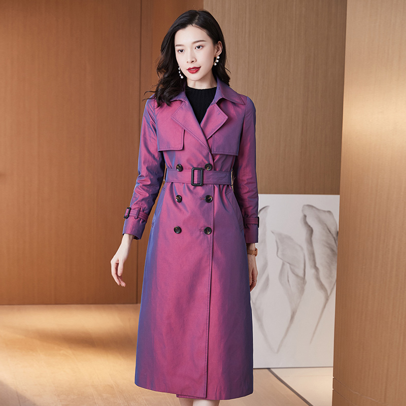 风衣女中长款2020春秋新款英伦风薄外套长款过膝气质女装大衣流行