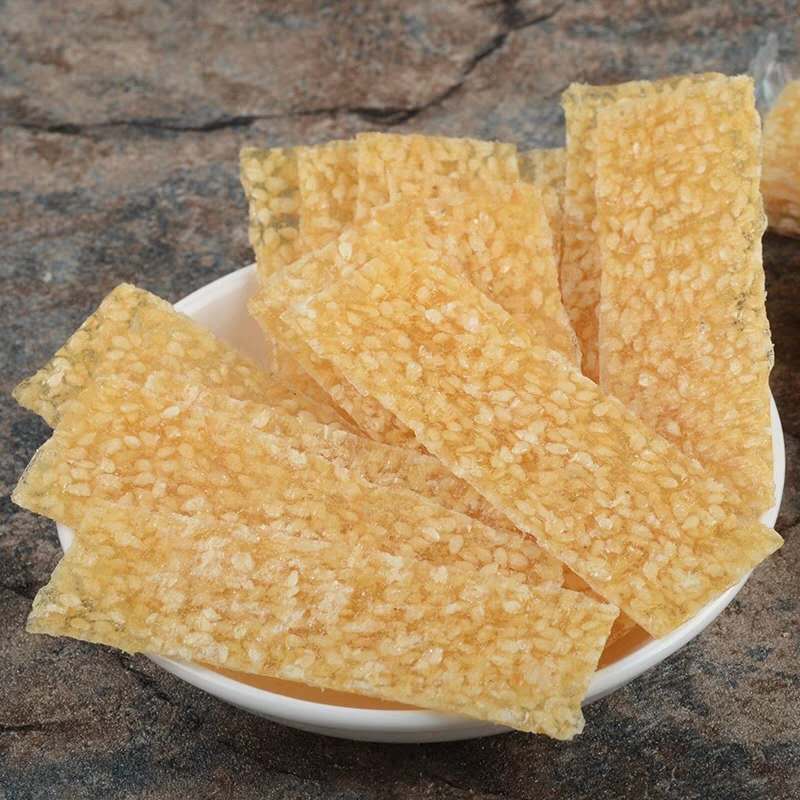 山西芮城麻片白芝麻黑芝麻压片糖果200g酥香芝麻糖片特产薄脆