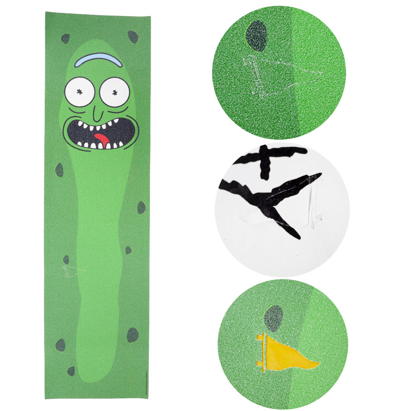 美国primitive滑板砂纸Rick & morty绿色腌黄瓜龙珠漫威蜘蛛侠