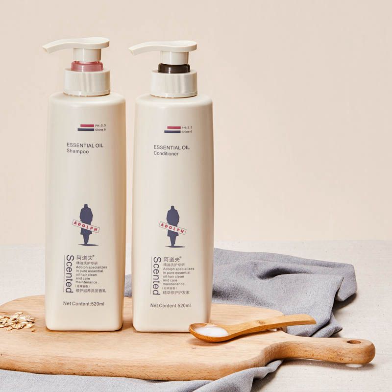 阿道夫520ml*2瓶洗发水护发素去屑控油柔顺洗发水持久香味