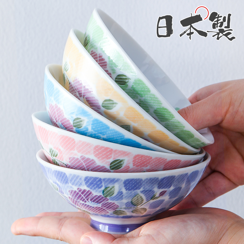 【5件套】日本进口樱花陶瓷饭碗彩盒装