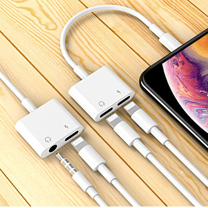耳机充电转接头iPhoneXS/MAX/XR/8分线器3.5音频线转接口适用苹果