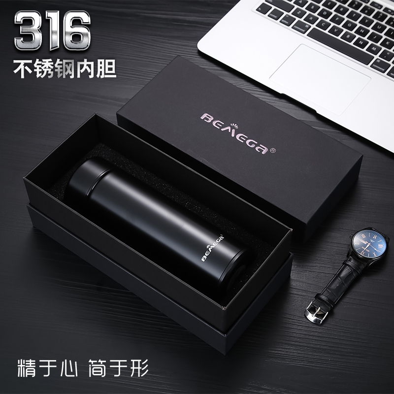 316不锈钢保温杯随手杯防烫杯成人带盖水杯真空杯上班泡茶杯定制