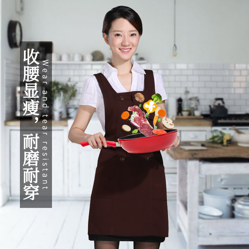 【30068】韩版时尚餐厅厨房家用咖啡厅服务员工作服女围裙
