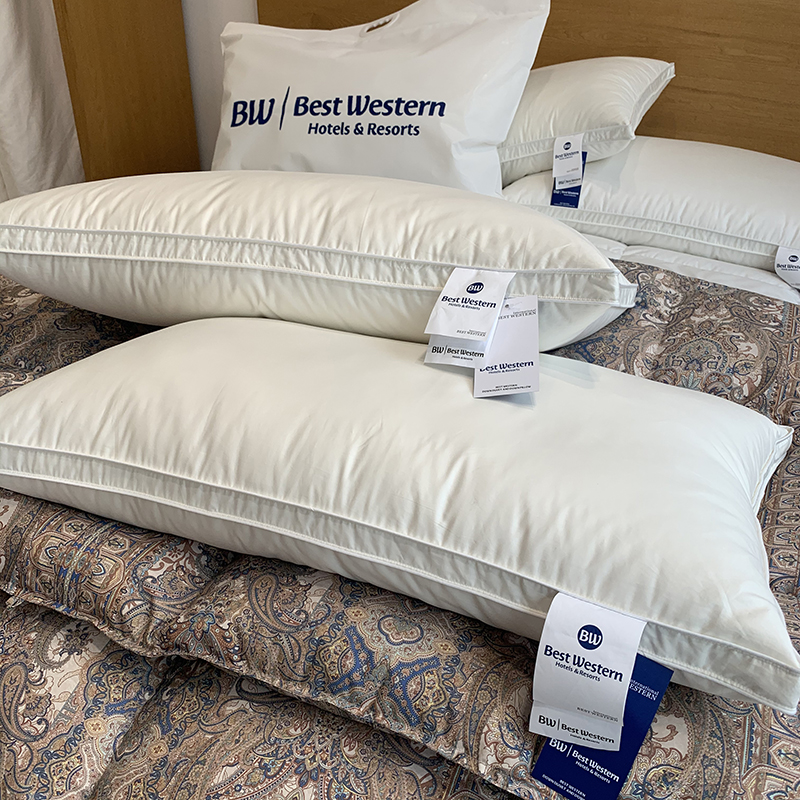 【BestWestern】YH星级酒店专供 超低反弹93西伯利亚白鹅绒枕芯 