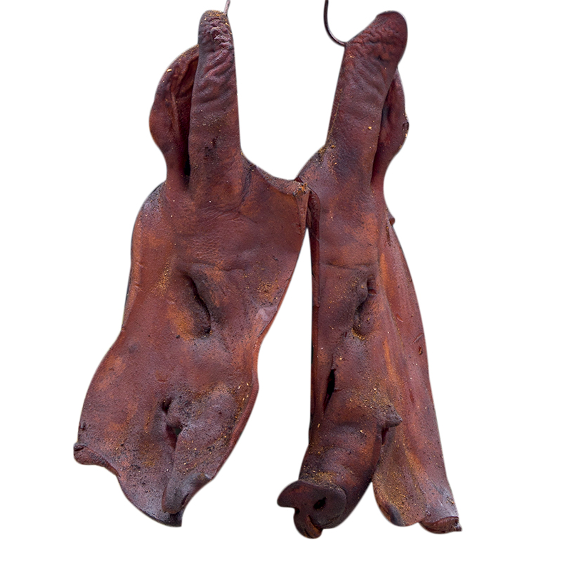 【红姐定制】柴火腊猪脸1.9-2.2斤安化火炕腊味