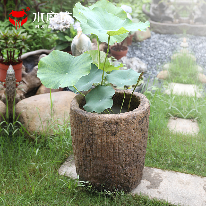 竖槽花器禅意纯手工装饰摆件