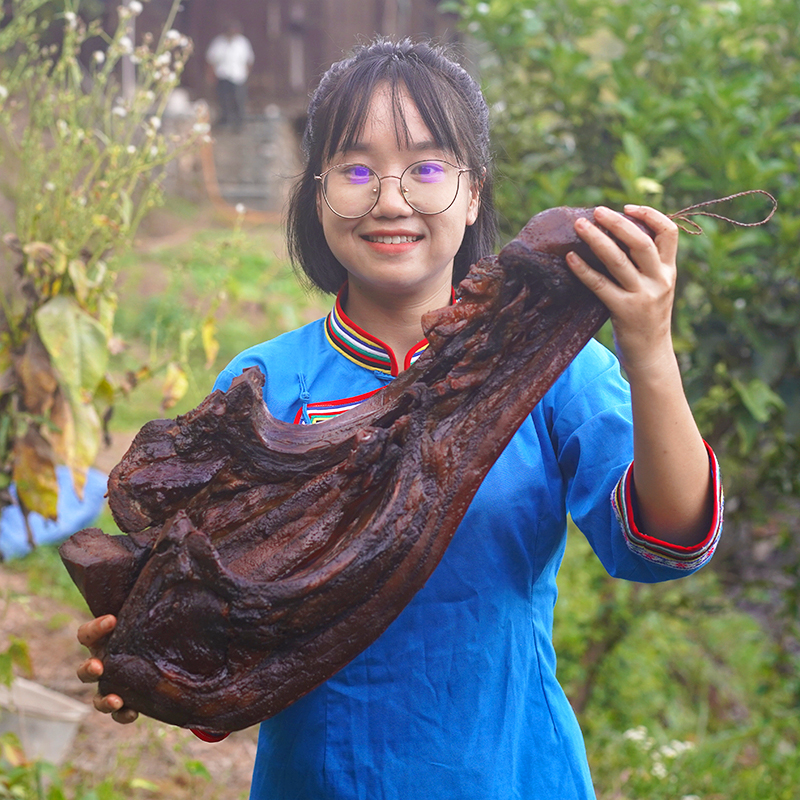 湘西1年老腊肉 大块带排骨五花肉木柴小火慢熏 保肋肉散装3-10斤