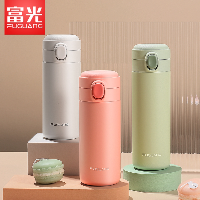 富光保温杯女生高颜值316不锈钢弹跳盖学生儿童水杯上学专用杯子