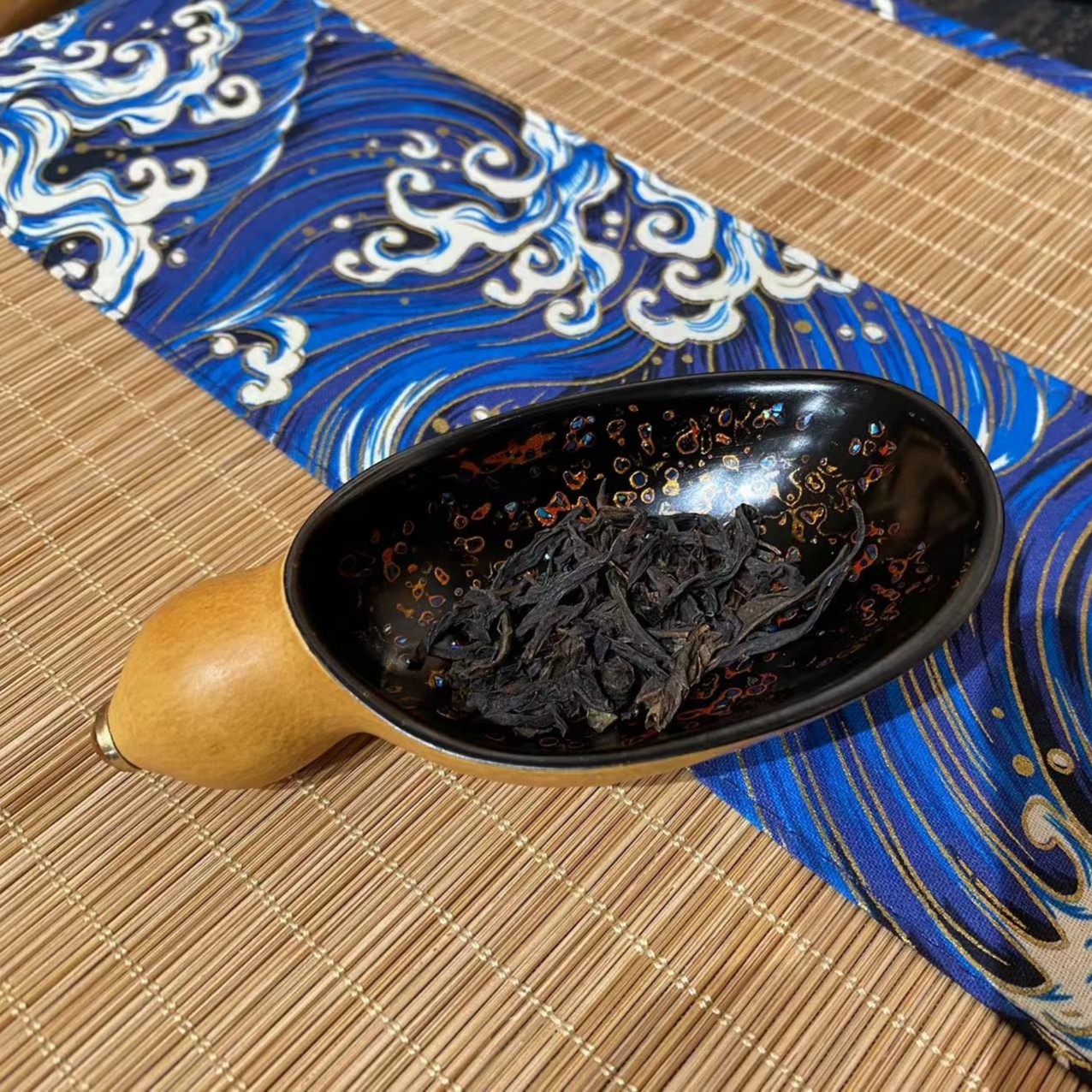 盛泰葫芦 大漆茶则  天然大漆福禄茶则 精品茶具 茶桌文化