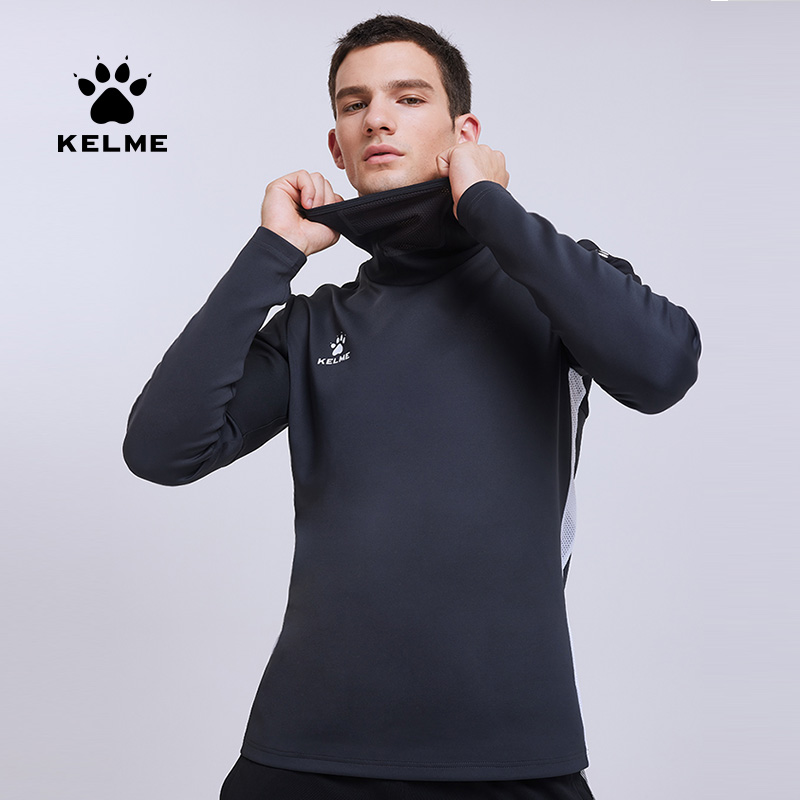 KELME卡尔美新款春季男足球跑步运动面罩卫衣训练套头衫休闲上衣商品图
