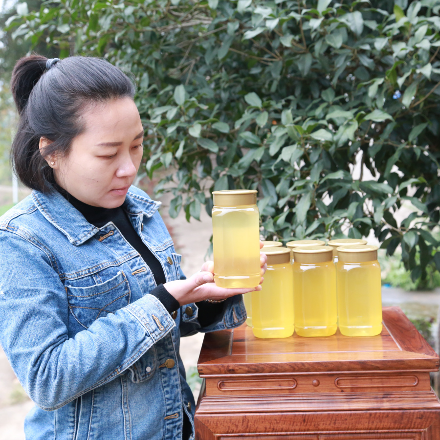 湖南大山 稀有蜜种 冬桂蜂蜜 手工天然采集 无白糖 无勾兑原蜜 