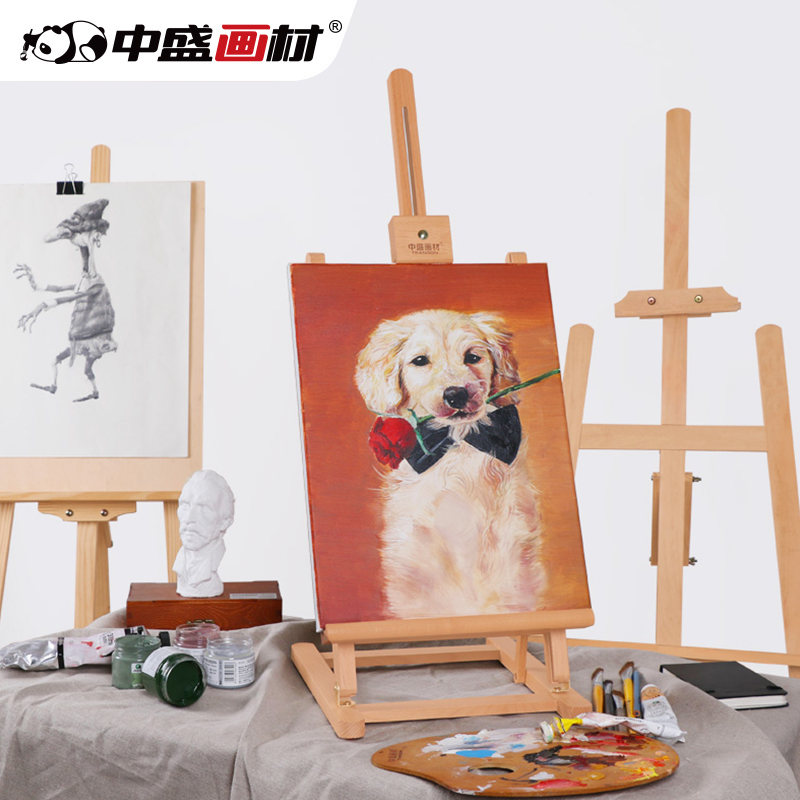 【青豆书坊】榉木桌面画架+8k画板送一卷美纹胶