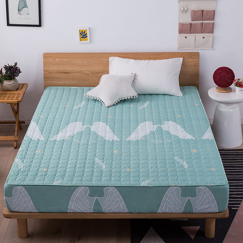 情亦真床笠夹棉加厚床罩防滑床垫全包床罩席梦思保护套单件1.8床