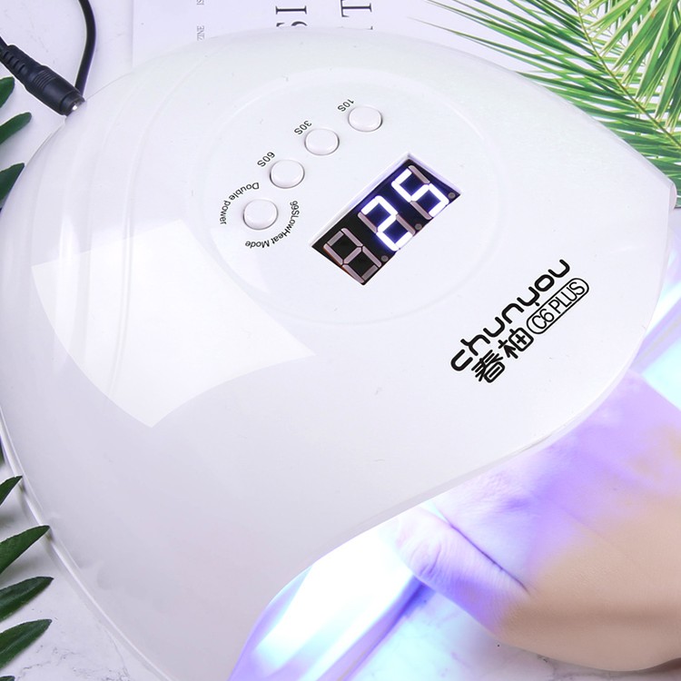 春柚美甲光疗灯速干感应烤灯80Wled灯照灯烘干机快干大功率