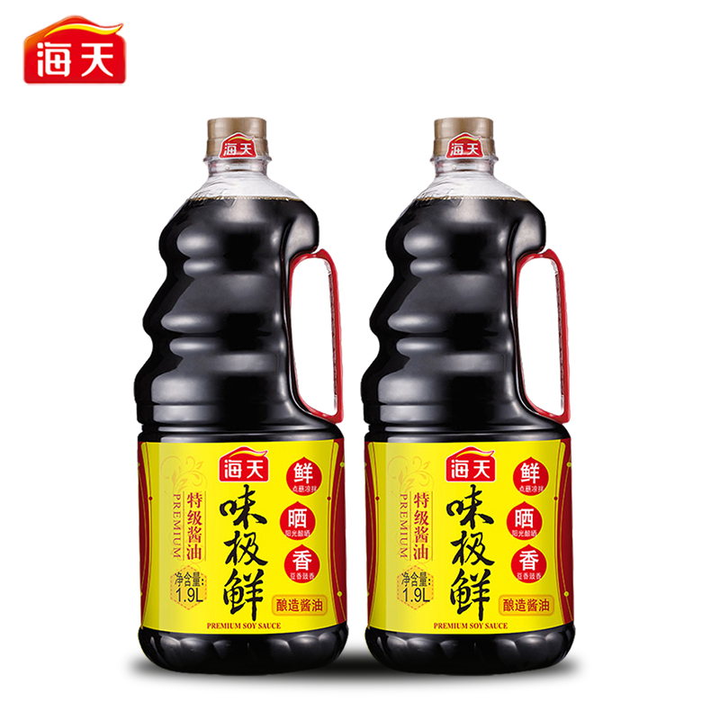 海天味极鲜酱油大桶特级酿造酱油非转基因点蘸凉拌品牌老字号酱油