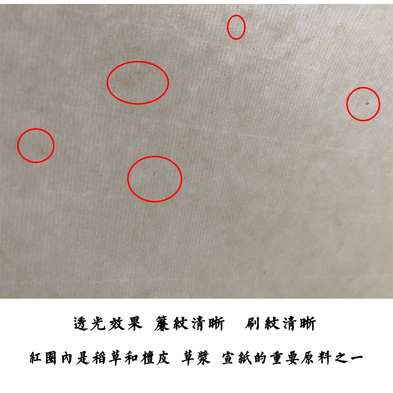 【小旋子优选】精制手工古法檀皮宣宣纸国画书法四尺整张69*138cm