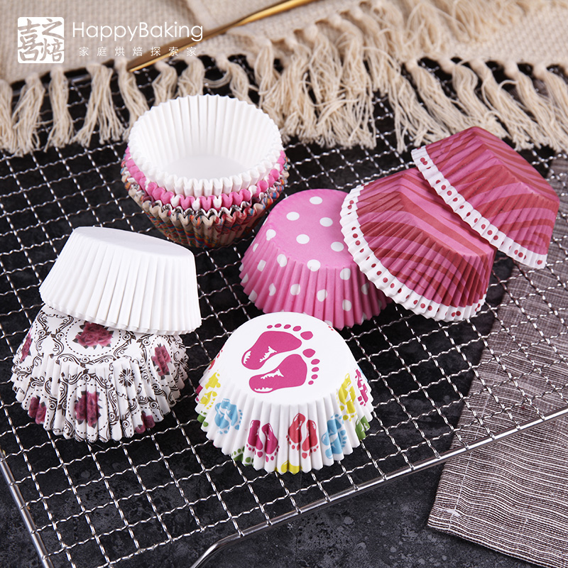 喜之焙纸杯蛋糕纸托马芬蛋糕防油纸托1000个 雪媚娘班戟底托家用