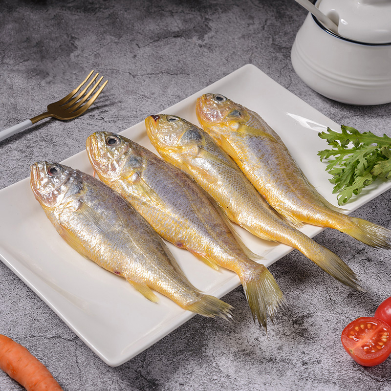 《海鲜离哥》春黄滑仔花鱼小黄鱼斤黄花鱼海捕急冻美味鲜嫩