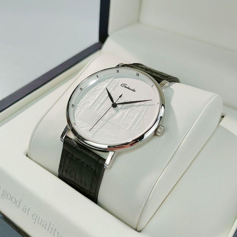 卡罗莱品牌男表皮带腕表潮流石英学生防水简约男士男生手表CA1119