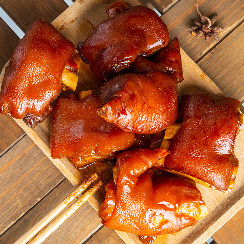 永日香酱卤猪蹄老卤大猪蹄子卤味零食网红办公室休闲美食500g/包