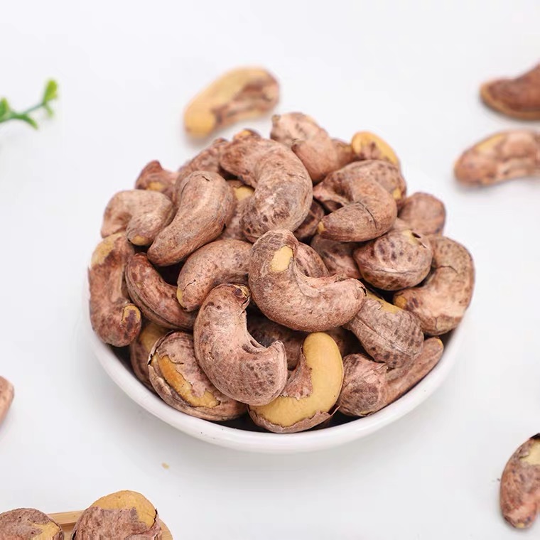 紫皮腰果炭烧腰果500g