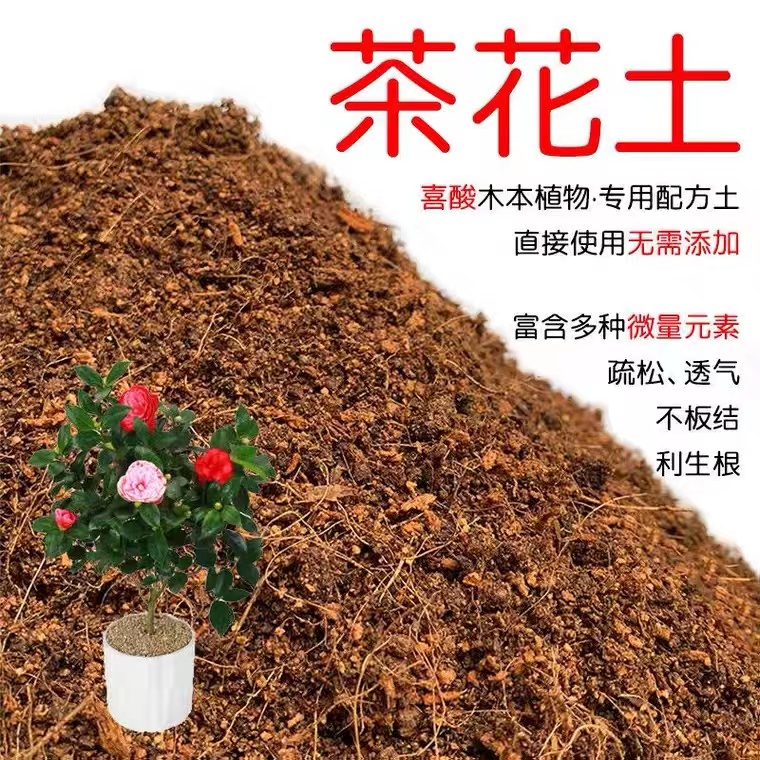 酸性茶花土杜鹃营养土盆栽花卉绿植通用花卉土壤包邮