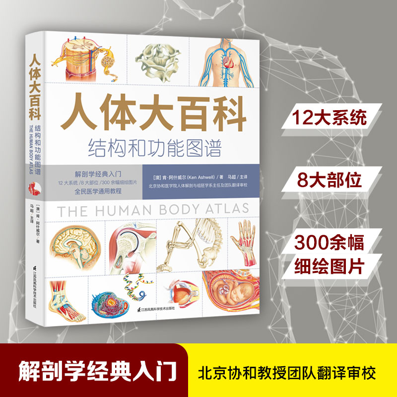 人体大百科 结构和功能图谱 图解 科普书