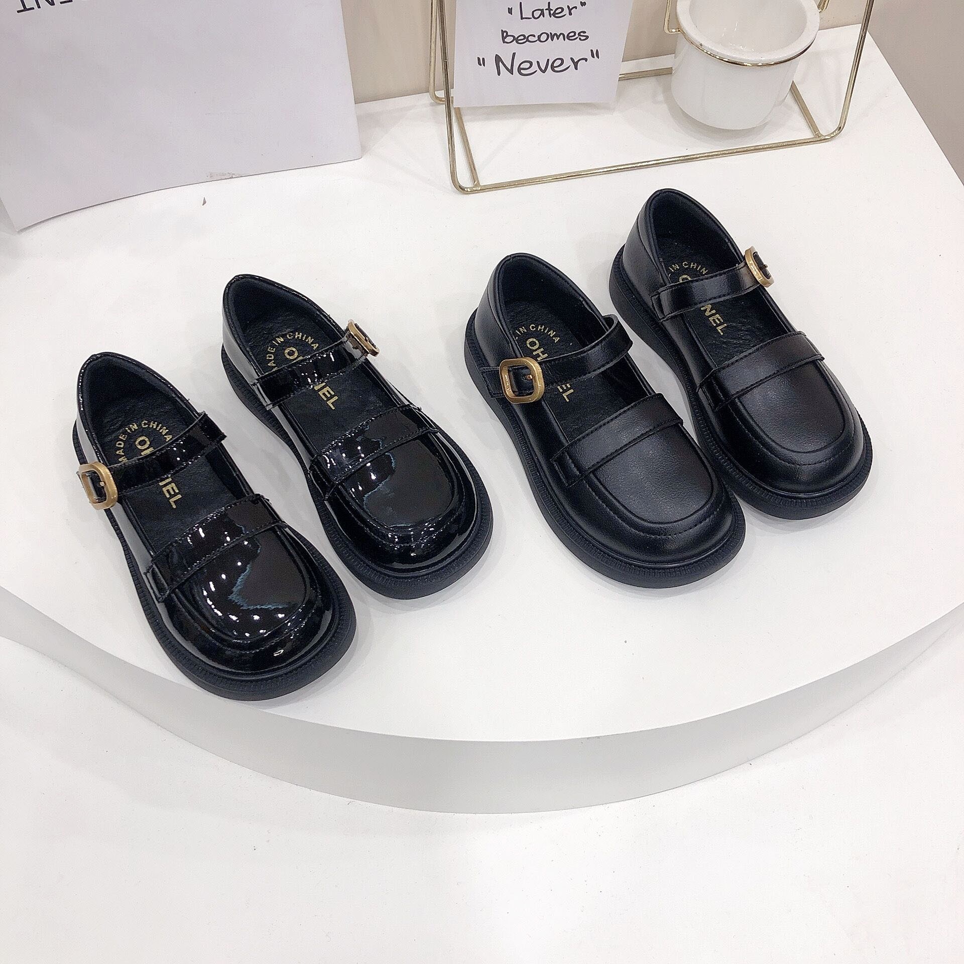 西瓜西202女童小皮鞋2025春秋时尚儿童表演出小女孩小公主鞋单鞋