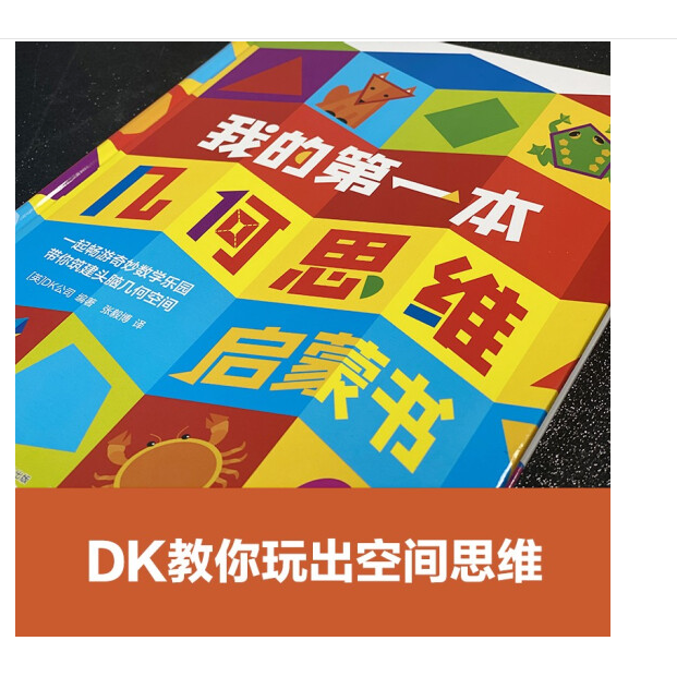 DK我的第一本几何思维启蒙书帮孩子建立3-6岁儿童幼儿早教益智